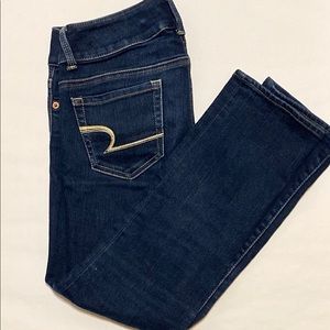 American Eagle Dark Wash Stretch Artist  Jeans